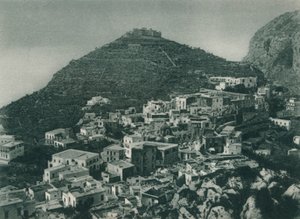 Blick auf Capri mit Monte Tiberio, Italien, 1927