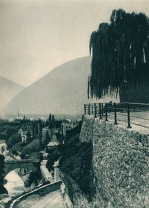 Blick auf die Stadt, Meran, Südtirol, Italien, 1927