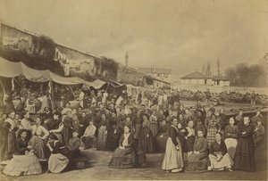 Gefängnis der Werften, 15. August 1871, Versailles, 1870-71 von Eugene Appert