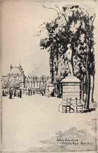 Jardin du Luxembourg, 1915 von Eugene Bejot