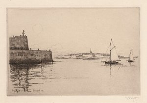 Saint-Malo von Dinard aus gesehen (Saint-Malo vu de Dinard)