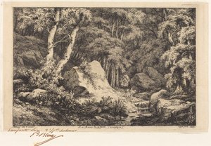 Im Tal der Schlucht, Auvergne von Eugene Bléry