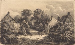 Der Weg nach Garens, veröffentlicht 1849 von Eugene Bléry
