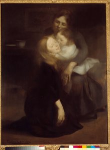 Intimität oder die große Schwester von Eugène Carrière