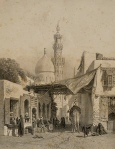 Moschee von Aboulala in Boulaq von Eugene Ciceri
