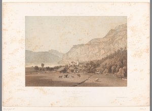 Ansicht von Flüelen am Vierwaldstättersee (Gezichten in Zwitserland und Savoye)