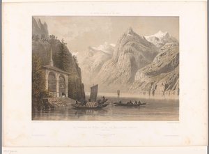 Blick auf die Tellskapelle am Vierwaldstättersee