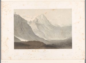 Ansicht des Grindelwaldtals von Eugene Ciceri