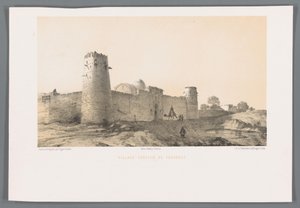 Verstärktes Dorf Taghrud von Eugene Flandin