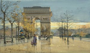 Arc de Triomphe von Eugene Galien Laloue