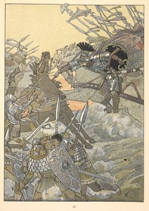 Eine Schlachtszene von Eugene Grasset