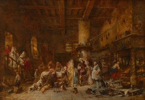 Landtaverne, Festmahl von Eugene Isabey