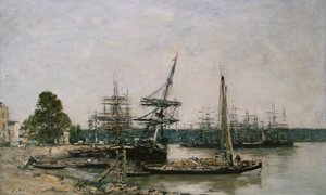 Bootsanleger an der Garonne, Bordeaux