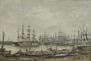 Bordeaux, die Kais, 1874