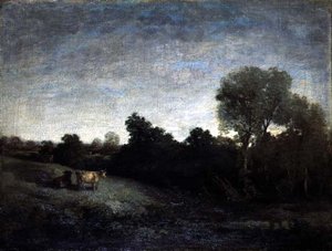 Kühe auf einer Wiese, um 1854