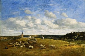 Deauville, 1870-1874 von Eugene Louis Boudin