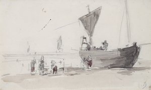 Fischerboot am Strand