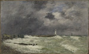 Sturm vor Frascati, Le Havre von Eugene Louis Boudin