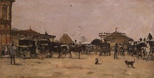 La Place de la Gare in Deauville