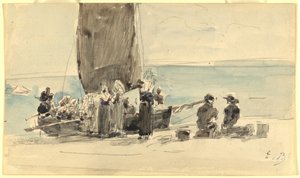 Boote beladen