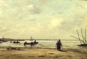 Ebbe bei Honfleur, ca. 1864-66