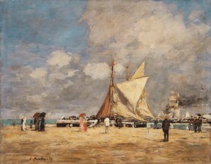 Auf dem Pier, Deauville, 1889
