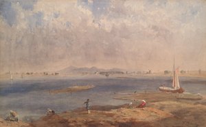Meereslandschaft in der Bretagne von Eugene Louis Boudin