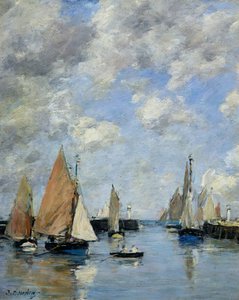 Der Steg bei Flut, Trouville