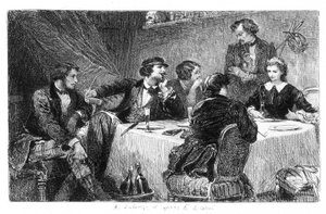 Illustration von Eugène Lami zu „Mimi de Pinson“ von Alfred de Musset