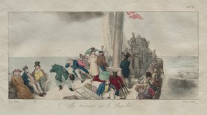 Souvenirs aus London: Überfahrt mit dem Paketboot, 1826