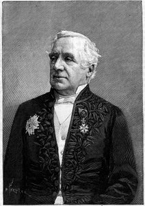 Porträt von Baron Felix Hippolyte Larrey (1808-1895), französischer Chirurg, Mitglied der Akademie der Wissenschaften und der Akademie der Medizin von Eugene Pirou