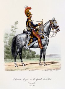 Chevau-Légers de la Garde du Roi, Trompeter, 1814-15