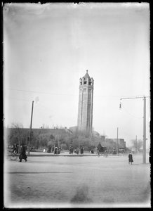 Blick auf den Eastern Parkway in Richtung Brooklyn Museum, ca. 1903-10 von Eugene Wemlinger