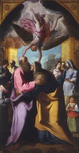 Die Umarmung an der Goldenen Pforte von Eugenio Caxes