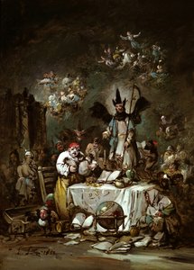 Allegorische Laune. Die Habgier, 1852