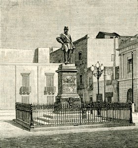 Denkmal für Vittorio Emanuele II (1820-1878), von Eugenio Maccagnani (1852-1930), Lecce, Apulien, Italien von Eugenio Maccagnani