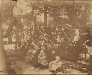 Guignol, Jardin du Luxembourg von Eugène Atget