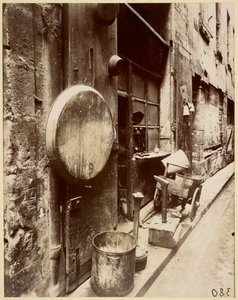 Rue de la Reynie, Zinnschmiedewerkstatt von Eugène Atget