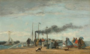Mole und Kai in Trouville
