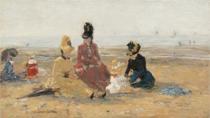 Am Strand von Trouville