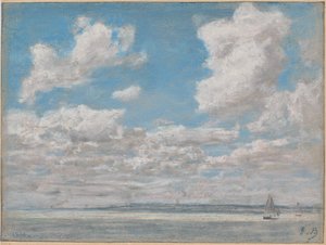 Meereslandschaft mit offenem Himmel