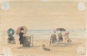 Sonnenschirme, Trouville