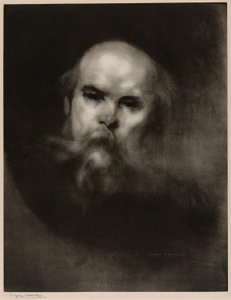 Porträt von Paul Verlaine von Eugène Carrière