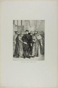 Hamlet und die Königin, Platte 1 aus Hamlet von Eugène Delacroix