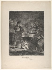 Macbeth konsultiert die Hexen, 1825