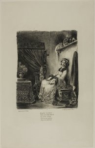 Marguerite am Spinnrad, aus Faust