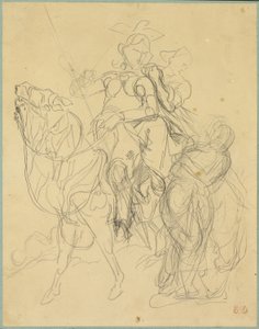 Studie für Marphise und die Herrin von Pinabel