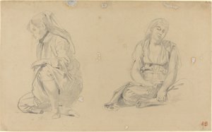 Frauen von Algier von Eugène Delacroix