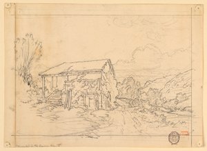 Ein Bauernhaus in einem Tal