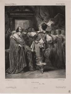 Chroniken von Frankreich: Szene der Fronde - Der Prinz von Condé, 1829 von Eugène François Marie Joseph Devéria